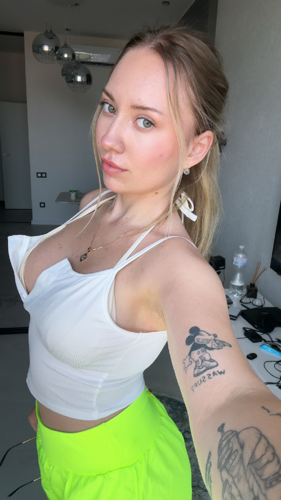 KateV in her underwear in Jalandhar